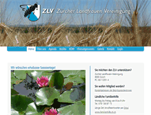 Tablet Screenshot of landfrauen-zh.ch